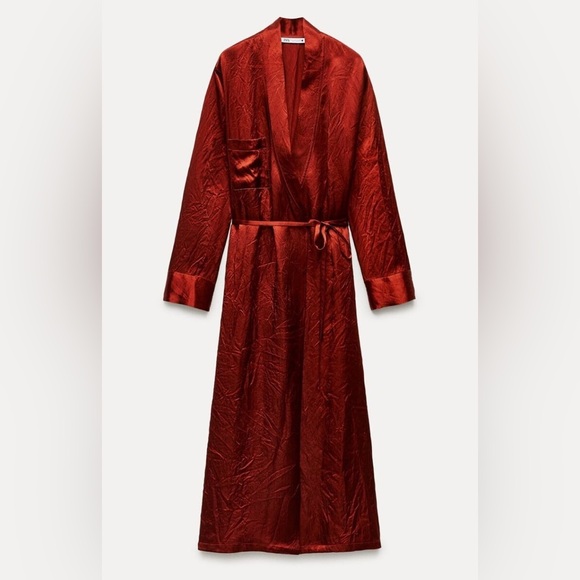 ZARA SATIN EFFECT DRESS ZW COLLECTION - Picture 2 of 6